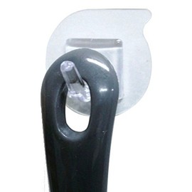 Kokubo Kogyo KM-169 Hook, Clear, Product Size (W x D x H): 0.8 x 1.0 x 2.4 inches (2