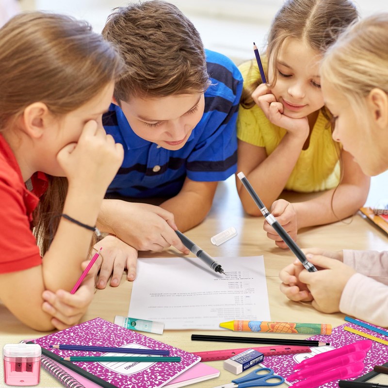 Gilprop 39 Pcs Back to Supplies Essentials Bundle Include Pencils