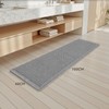 SIXHOME 40 x 100 cm Light Grey Waffle Pattern Bath