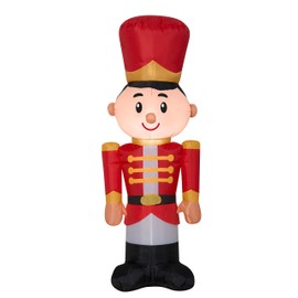 Holiday Time Toy Soldier Inflatable 4 feet Tall