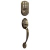 MiLocks BTF-02AQ Electronic Keyless Entry Door Lock with Passage Handle