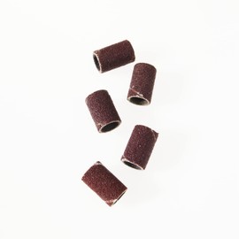 Promed 100 x Professional Sanding Sleeves Medium Grain Gel Nails, Acrylic Nails, Callus Sanding Belts Attachment, Manicure Pedicure Foot Care, Electric Nail Files