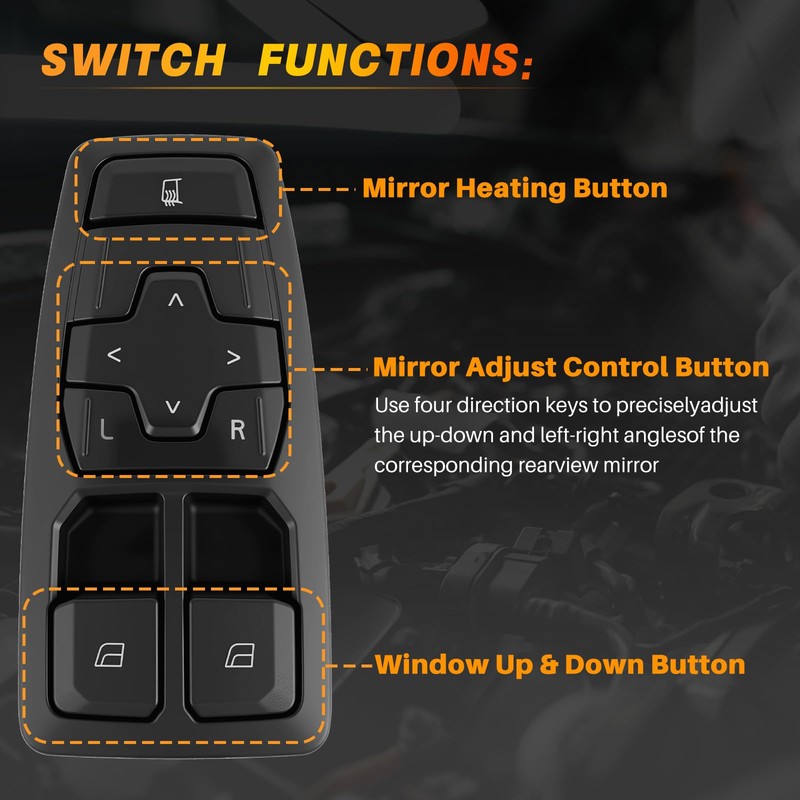 24201770 Window Control Switch Mirror & Heated Mirror Control 18