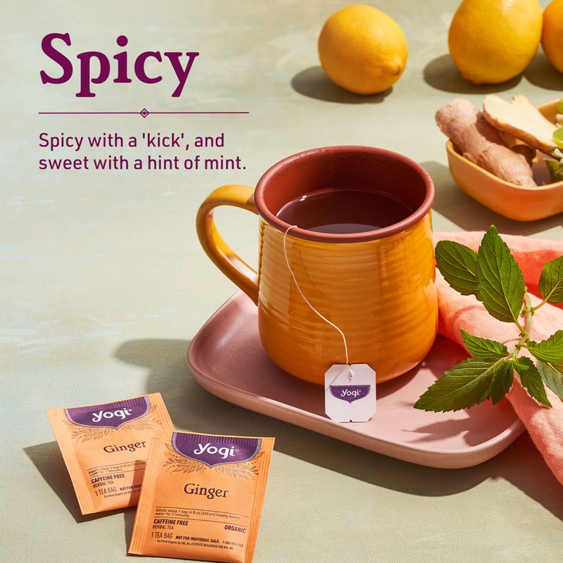 Yogi Tea - Ginger Tea (3 Pack) - Caffeine Free