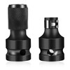 2 x Impact Wrench Bit Adapter, 1/2 to 1/4 Inch