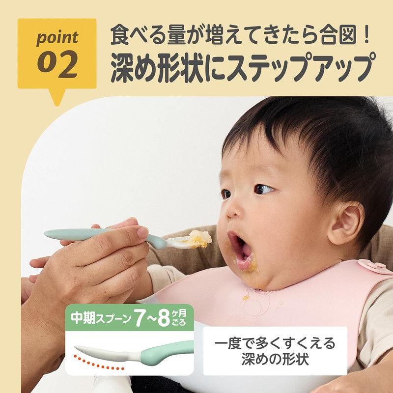 Edison Mama Dedicated Feeding Spoon with Case, Close Your Lips
