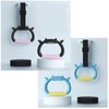 Auto-plaza 2 Pairs Gymnastics Rings, Adjustable Strap Strength Training Pulling