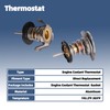 MITZONE Engine Coolant Thermostat 192.2℉ 203℉ Compatible with 2008 2009