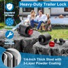 Trailer Hitch Lock 2 5/16" Heavy Duty Trailer Lock Fits