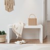APRTAT Bamboo Dining Bench Indoor Long Entryway Shoe Rack Benchs,Outdoor