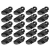 20Pcs Hearing Aid Lanyard Clip Good Fixation Multifunctional Odorless Black