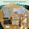 Msamiagfn Wood Carving Kit for Beginners, Essential Wood Whittling Kit