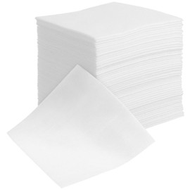 Healeved 200pcs Non Woven Makeup Remover Sponge Used for Aid Supplies (White)