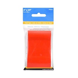 Hillman Reflective Tape, Red 5 Count