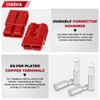 Uddick 4PCS 175A 1/0-4 Gauge Battery Cable Quick Connect/Disconnect Connector