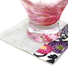 Kubakasaya Ryukyu Beni-shaped Coaster Okinawa Souvenir Red Coaster Cream 1