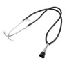 Fetal Stethoscope Monitoring Aluminum Alloy Soft Fetal Heart Stethoscope Black