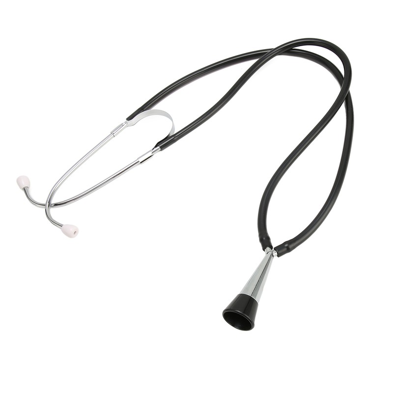 Fetal Stethoscope Monitoring Aluminum Alloy Soft Fetal Heart Stethoscope Black