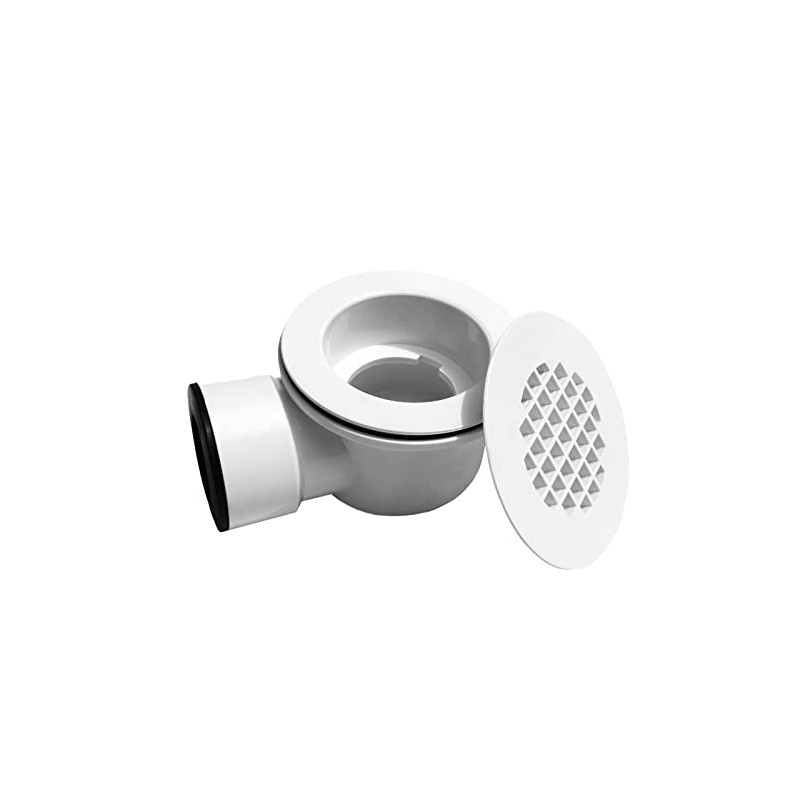 PVC 2''Side Outlet Drain Assembly，for Low Profile Shower Drain Trap