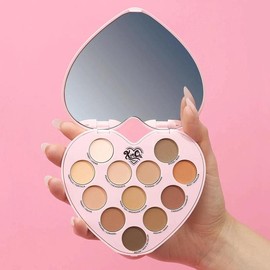 KimChi Chic SPINNING HEARTS LOVE SHADOW PALETTE - Color: 01 Lifetime Partner Shadow Palette