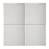 Tenedos 6x6 Glossy Light Gray Ceramic Wall Tile – Box