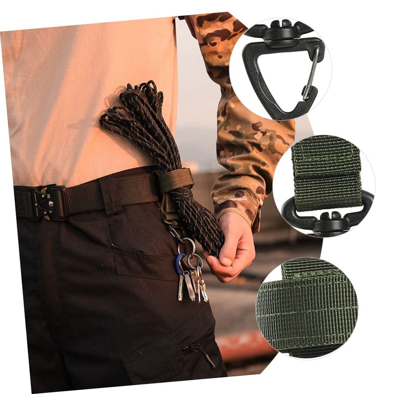 IWOWHERO 3pcs Multi-function Glove Straps Work Gloves Heavy Duty Oxford