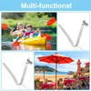 PATIKIL 11x6mm Kayak Paddle Snaps, 6 Pack Tent Pole Clips