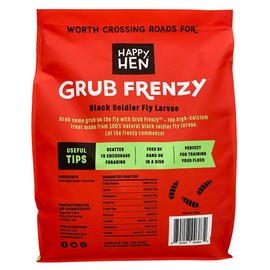 Happy Hen Treats Mealworm Frenzy, 5 Pounds, All Natural Dried Mealworms for Backyard Poultry