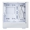 D2 Mid Tower Gaming PC Case Dual Chamber Tempered Glass