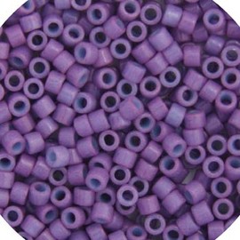 Miyuki Delica 11/0 RD - Lavender Dyed DB0660 250Gms Bulk Bag of Japanese Glass Beads