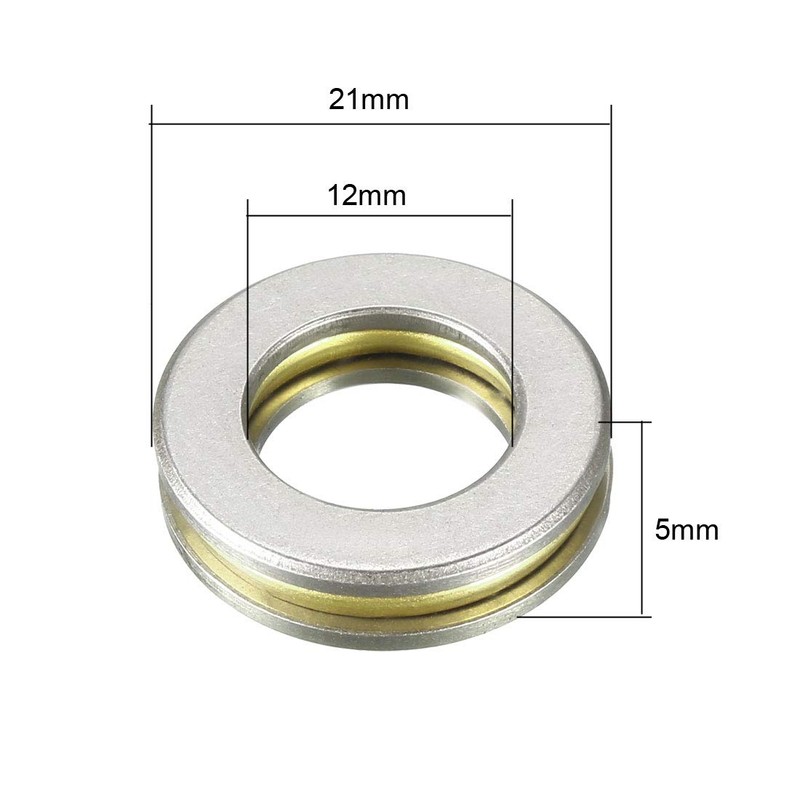 sourcing map F12-21M Thrust Ball Bearings 12mm x 21mm x