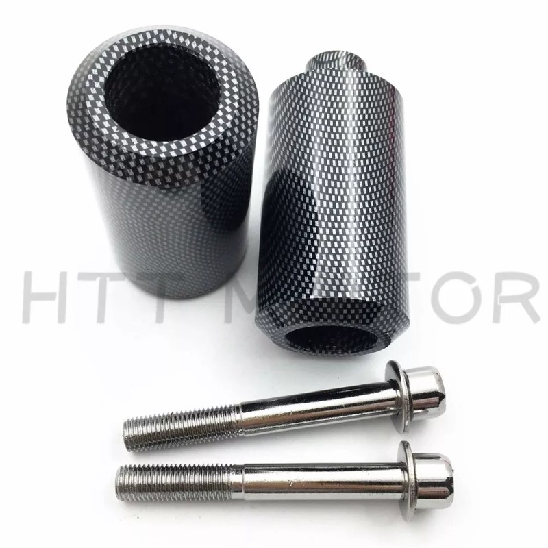 HONGK Carbon Fiber Frame Sliders Crash Protectors For Yamaha YZF