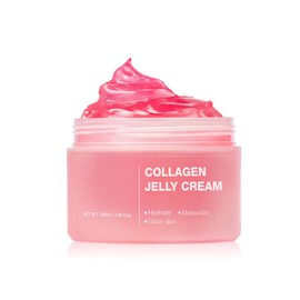 SHEEYOON Collagen Jelly Cream, with Niacinamide & Hydrolyzed Collagen, Boost Hydration Elasticity and Glow Skin, Collagen Face Cream for All Skin Type