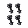 XYgdhqpt ​​4Pcs Rocker Recliner Black Bolts with Grommets Compatible with