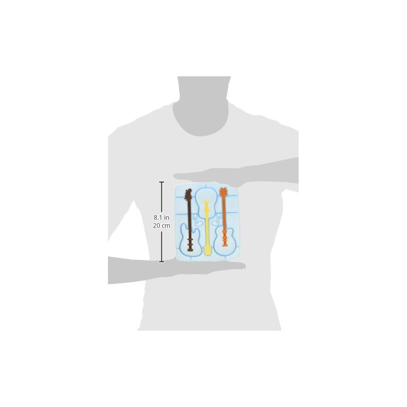 Genuine Fred COOL JAZZ Guitar Ice Tray and Stirrers