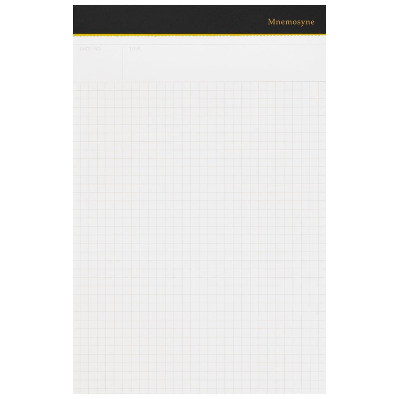 Maruman Mnemosyne Notepad with Cover and Eraser, A5, Black MNP-05