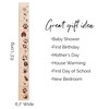 HEADWATERS STUDIO Kids Wooden Wall Growth Chart, Boys & Girls