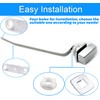 VALLVATER Toilet Flush Handle Replacement, Side Mount Extended Trip Lever