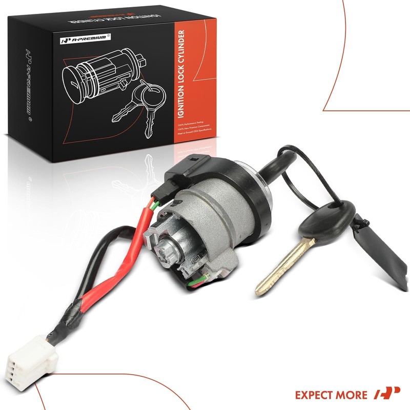 A-Premium Ignition Lock Cylinder with 2 keys Compatible with Kia