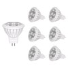 GOHDLAMP MR11 3W LED Bulbs 6-Pack - Warm White 2700K,