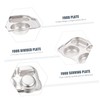 Ciieeo Stainless Steel Dinner Plate Compartment Children's Plate for Family