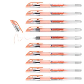 edding 2185 Gel Roller - Pastel Orange (Pack of 10)