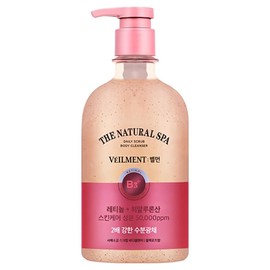 Bellman Spa Moisture Glow Mildly Acidic Scrub Body Wash Black Rose Fragrance, 580ml, 1 Piece / 벨먼 스파 수분광채 약산성 스크럽 바디워시 블랙로즈향, 580ml, 1개