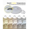4Pack 12 Inch Dimmable LED Flush Mount Ceiling Light Panel,24W