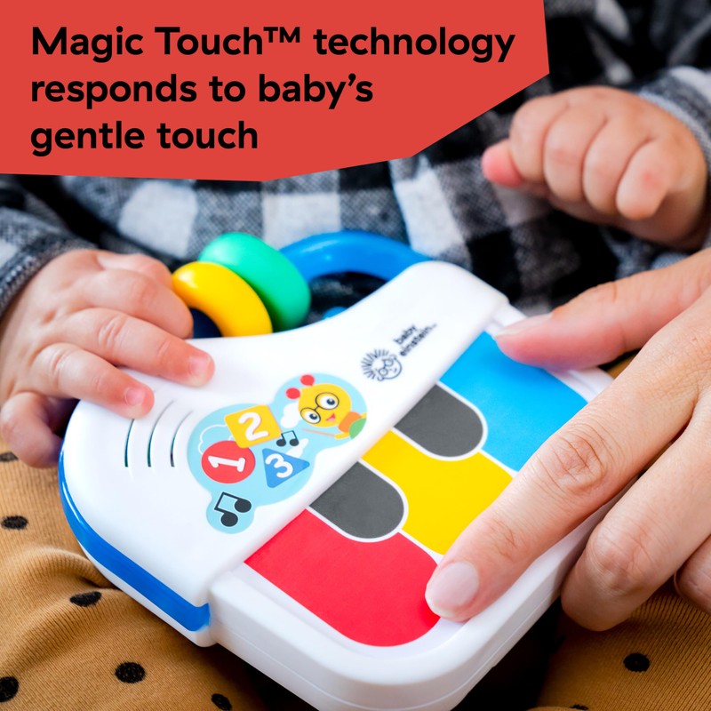 Baby Einstein Tiny Piano Musical Toy, Ages 3 Months+, 13093