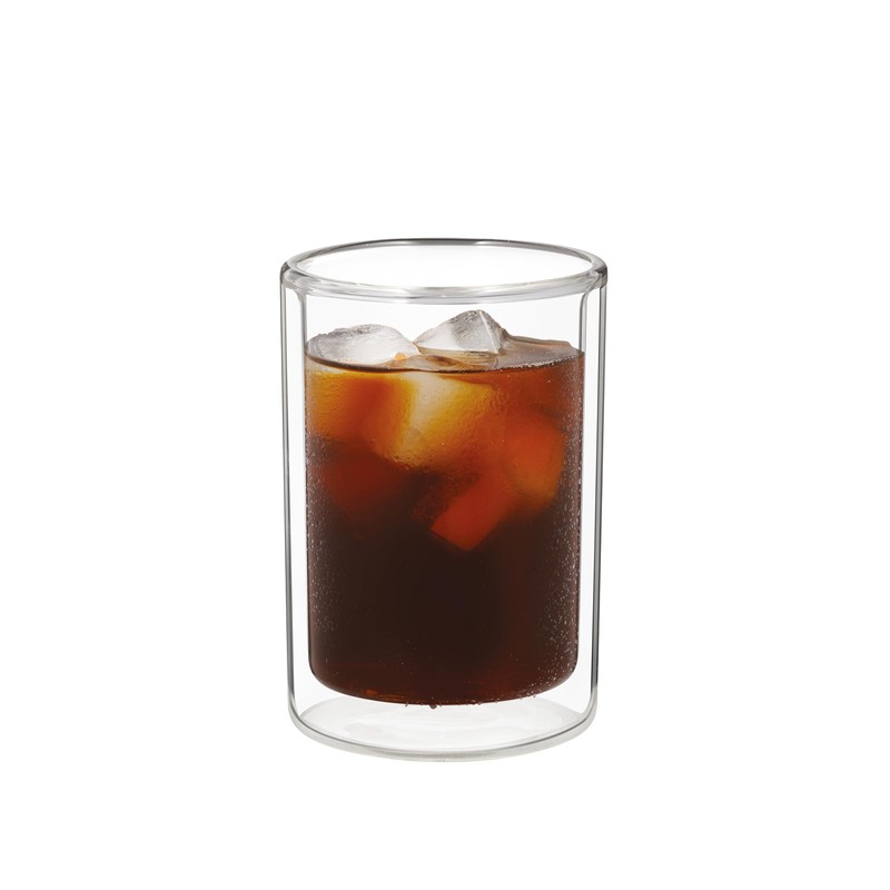 De'Longhi Double Wall Cold Brew Glass Small, (7.4fl oz/220ml) Set