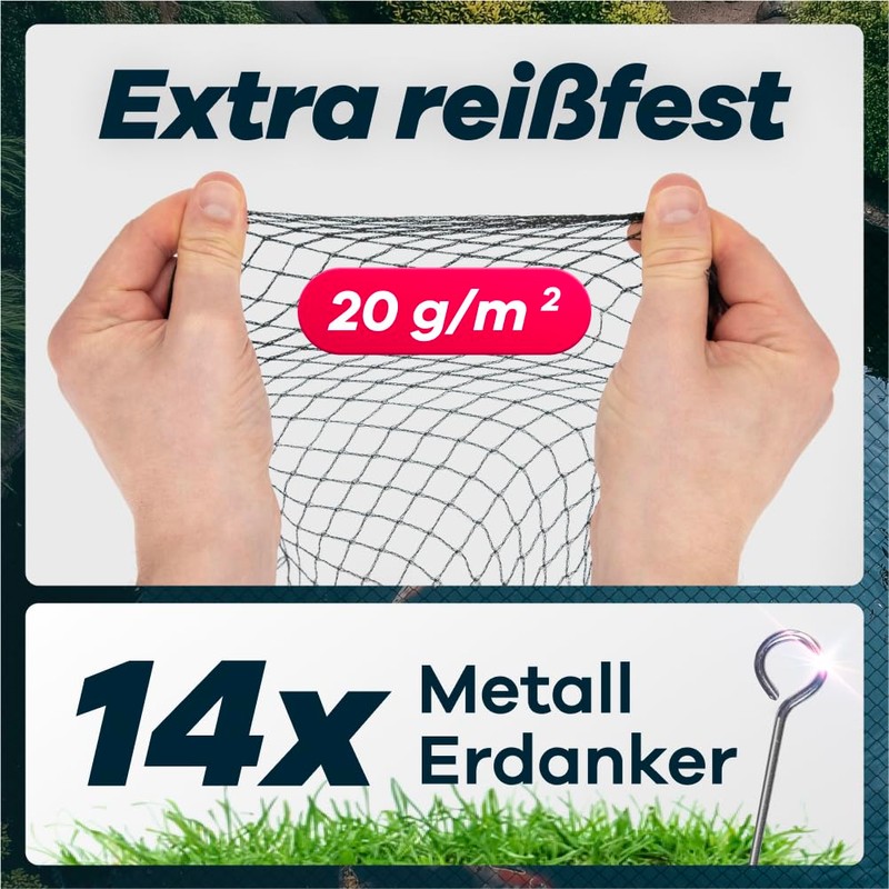 GEROBUG Pond Net Fine Mesh 5 x 2 m –