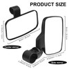 UTV Rear View Mirror And Center View Mirror With 1.75"
