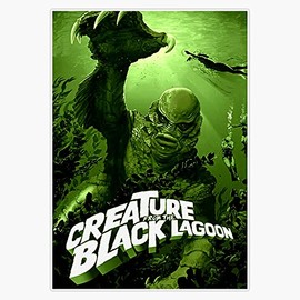 Creature From The Black Lagoon - Classic Monster Bumper Sticker Window Vinyl Decal 5"