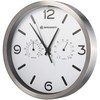 Bresser MyTime ND Radio Controlled Wall Clock, Thermo-Hygro with Silent